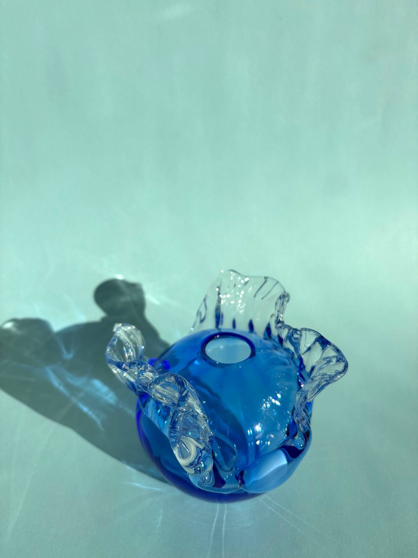 Juturnavase, mørkeblå